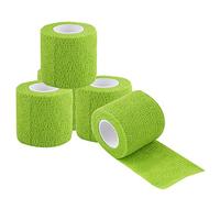 VGEBY1 5 Piezas Impermeables Vendaje Autoadhesivo Vendaje Autoadhesivo para Deportes al Aire Libre, 5 cm x 4.5 m(Verde)