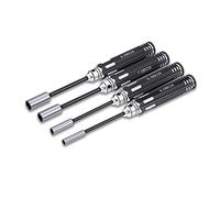 VGEBY1 Accesorios 4pcs Hex Socket Nut Driver Set, 4.0MM, 5.5MM, 7.0MM, 8.0MM Partes para automóviles RC Adaptador de Aviones Modelo para Herramientas eléctricas