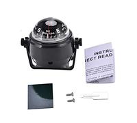 VGEBY1 Brújula para Barcos, Negro Electronic Explorer Compass Navegación Ajustable Explorer Compass Marine Compass para Barcos, Barcos y Camiones Navigationcompass Nadar Suministros