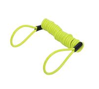 VGEBY1 Cable de Bloqueo de Disco, Cable de recordatorio de Motocicleta Cable de Bloqueo de Disco 1.25M Bloqueo de Alarma Cable de recordatorio de Resorte de Seguridad (Amarillo)