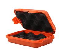 VGEBY1 Caja a Prueba de Golpes al Aire, Caja de Almacenamiento en seco de plástico Resistente al Agua para Transportar Herramientas pequeñas(S-Naranja)