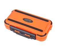 VGEBY1 Caja de Almacenamiento de Pesca, 24 Ranuras Cajas de Aparejo de Aparejos de Pesca Cebo de Pesca Impermeable Contenedores de Almacenamiento de Equipo de Pesca(Naranja)