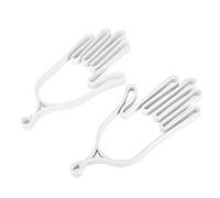 VGEBY1 El encargado de los Guantes de Golf, 2pcs los Guantes de apoyan la suspensión del ensanchador de los Guantes plásticos Multiusos(Blanco)