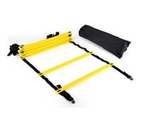 VGEBY1 Escalera de Entrenamiento, 6M Escalera de Agilidad de Velocidad de 12 peldaños con Bolsa de Transporte para niños Adultos Fútbol Fútbol Entrenamiento de Velocidad