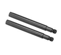 VGEBY1 Extensor de Válvula 2 Unids, Adaptador de Extensión de Válvulas Presta Extensor de Válvula de Llanta Interna de Aleación de 60mm(Negro) Alargador Valvula Presta