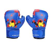 VGEBY1 Guantes de boxeo para niños, PU Niños Sparring Punch Training Guantes Guantes de combate para 2-11 años de edad (azul)