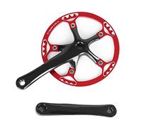 VGEBY1 Juego de bielas, Juego de bielas de aleación de Aluminio de Rueda Dentada de 170 mm con 2 bielas para Bicicleta Plegable(#3)
