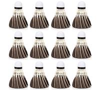 VGEBY1 Juego de Volantes, 12 Piezas de Peso Ligero, Kit de Bolas de bádminton para Entrenamiento Deportivo al Aire