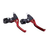 VGEBY1 Nivel del Freno de la Bicicleta, manijas del Nivel del Freno de la Bicicleta de la aleación de Aluminio de 4 Colores para la Bici Plegable del Camino de la Bici de montaña(Rojo)