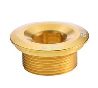 VGEBY1 Perno de la manivela de la Bicicleta, Piezas accesorias del Tornillo del Perno del Juego de bielas de la aleación de Aluminio(Oro)