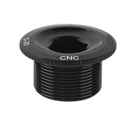 VGEBY1 Perno de la manivela de la Bicicleta, Piezas accesorias del Tornillo del Perno del Juego de bielas de la aleación de Aluminio(Negro)