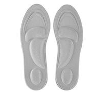 VGEBY1 Plantillas de Zapatos de 1 par, pies Planos ortopédicos Suela Esponja Deportiva Memoria Plantilla(Plata para Hombres)