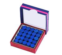 VGEBY1 Puntas de Referencia, Puntas de Referencia de Billar de una Sola Capa pegadas con Cuero de 50 Piezas/Lote para Tacos de Billar 13 mm(13mm)