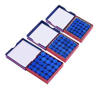 VGEBY1 Puntas de Referencia, Puntas de Referencia de Billar de una Sola Capa pegadas con Cuero de 50 Piezas/Lote para Tacos de Billar 13 mm(13mm)
