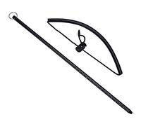 VGEBY1 Puntero de Buceo, Varilla de Acero Inoxidable para Langostas, Buceo con escafandra y cordón, Buceador de Aluminio con Varilla para Buceo, Puntero para Buceo, con Correa de Mano(Negro)