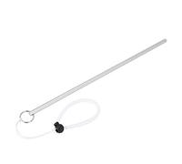 VGEBY1 Puntero de Buceo, Varilla de Acero Inoxidable para Langostas, Buceo con escafandra y cordón, Buceador de Aluminio con Varilla para Buceo, Puntero para Buceo, con Correa de Mano(Plata)