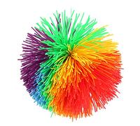 VGEBY1 Toy Stringy Balls, Alivio del estrés Rainbow Colorful Sensorial Toy Ball Shape Silicone Construction