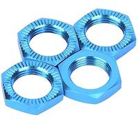 VGEBY1 Tuercas de Rueda de Coche RC, 1/8 RC Car aleación de Aluminio M12 Tuercas de Rueda Llave de 17 mm(Azul)