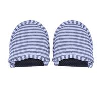 VGEBY1 Zapatos de hotel.Zapatillas de casa de algodón plegables antideslizantes para interiores con una bolsa de almacenamiento para hotel, spa, salón, viajes(women-gris)