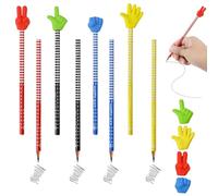 VGECEE 16 Pcs Lápices HB con Goma Divertido Lápices de Madera con Gomas de Borrar para Escribir y Dibujar en Casa y Escuela Regalos Detalle para Fiestas de Cumpleaño para Estudiantes Adultos Escuela