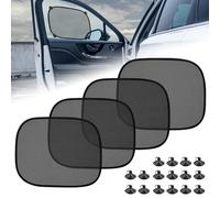VGECEE Parasol Coche Lateral con Ventosas 44x36cm Quitasol Ventana Lateral Coche Parasol Coche Bebe Tapa Sol Coche Cortinillas Laterales Coche Protector Solar para Sol para Cristal de Coche Niños