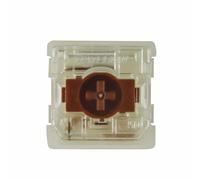 VGHJTYS Interruptor lechoso de Perfil bajo v2, Eje Rojo, Azul y marrón, 3 Pines for interruptores de Perfil bajo, Teclado mecánico K1 K7 NuPhy Air75 (Color : Brown 90pcs)