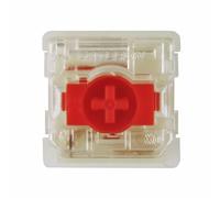VGHJTYS Interruptor lechoso de Perfil bajo v2, Eje Rojo, Azul y marrón, 3 Pines for interruptores de Perfil bajo, Teclado mecánico K1 K7 NuPhy Air75 (Color : Red 70pcs)
