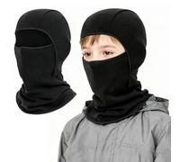 VGMANNTA Pasamontañas Niño Térmico de Invierno 4-10 Años Multifuncional Resistente al Viento y Ajustable Gorra Orejeras Mascarillas Faciales Braga Cuello Niña Niño para Esqui al Aire Libre Ciclismo-B