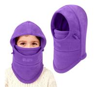 VGMANNTA Pasamontañas Niño Térmico de Invierno 4-10 Años Multifuncional y Ajustable Resistente al Viento Gorra Orejeras Mascarillas Faciales Braga Cuello Niña Niño para Esqui al Aire Libre Ciclismo-PP