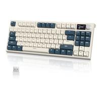 VGN GAMEPOWER RK86 Gasket Teclado Mecanico Gaming, 75% Apex Pro TKL Teclado Inalambrico RGB (2.4GHz/Bluetooth/USB-C) con Pantalla TFT a color, Perilla, Hot Swap Interruptores Lineales, NKRO, QWERTY US