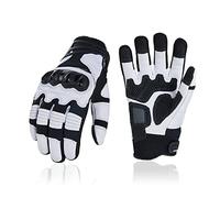 Vgo 1 par de guantes de motocicleta con pantalla táctil de dedo completo, guantes de carreras de Powersports, antigolpes, guantes de trabajo para exteriores, guantes de trabajo pesado (GA5179)