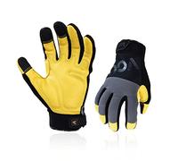 Vgo... 1 Par de Guantes de Trabajo de Seguridad, Guantes de Mecánico, Guantes Antivibración, Guantes Multiusos, Uso Medio (CA7723)