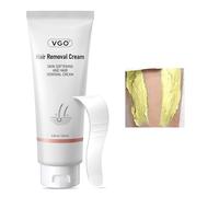 VGO Crema depilatoria para mujeres y hombres, gel de depilación sin dolor, para todo tipo de piel, 120 ml