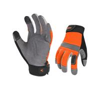 Vgo... Guante de Trabajo Touchscreen Resistentes,Guantes Protección para Almacén Obra Portero Montaje Mecánicos, 1 Par