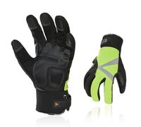 Vgo... Guantes Invierno Hombre Impermeable -20 ℃, Touchscreen Guantes de Trabajo Frio Extremo para Carpintería Almacén Jardineria Scooter Montaña, 1 par