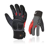 Vgo... Guantes Invierno Mujer Impermeable -20 ℃, Touchscreen Guantes de Trabajo Frio Extremo para Carpintería Almacén Jardineria Scooter Montaña, 1 par