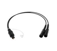 VGOL 1 entrada macho 2 salidas hembra de fibra óptica digital divisor de cable de audio para cine en casa receptor de TV