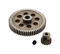 VGOL 1 Juego de Engranajes Rectos para Coche RC 64T Engranaje Principal 17T Engranaje de Motor Compatible con Redcat L-ightning EP Drift Compatible con L-ightning EPX Pro Camión Escala 1/10