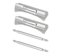 VGOL 1 Juego de Eslabones de Extremo Curvo de 20 Mm Compatible con Rolex Submariner Plateado