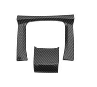 VGOL 1 juego de funda de marco de palanca de cambios de consola ABS de fibra de carbono compatible con Honda Civic MT 2016-2021