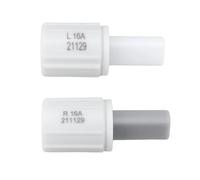 VGOL 1 Par de Bisagras de Plástico con Amortiguador Giratorio para Sistema de Cierre Suave con Amortiguación Del Asiento Del Inodoro