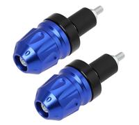 VGOL 1 Par Puños de Manillar Topes de Manillar en Aleación de Aluminio Compatible con Yamaha MT-125 2015-2025 Azul