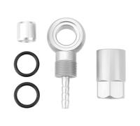 VGOL 1 Set Kit Manguera de Freno Hidráulico INOX Compatible con Shimano 1 Juego de mangueras de Freno hidráulico para Bicicleta de Acero Inoxidable Plateado Compatible con Shimano SLX XT XTR