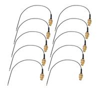 VGOL 10 cables adaptadores SMA-K hembra a IPX4 de 15 cm, 50 Ω 6 GHz para equipos Wi-Fi GPS Bluetooth