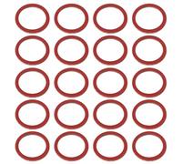 VGOL 100pcs Arandelas de Fibra Roja de 1/2 Pulgada Arandelas de Sellado para Válvula de Servicio Conector de Grifo Conexiones de Plomería Válvula de Agua 19x15,3x1,5mm