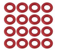 VGOL 100Pcs Juntas Tóricas de Silicona VMQ Repuesto de Juntas de Sellado 7,24 Mm de Diámetro Exterior 3,68 Mm de Diámetro Interior 1,78 Mm de Ancho Adecuadas Rojo