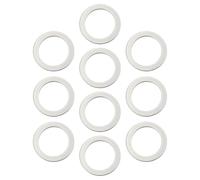 VGOL 10pcs Anillo de Repuesto para Hoja Sierra Circular Anillo Reductor 16mm Anillo Reductor para Hojas de Sierra Circular Discos de Corte de 22,2 X 16 X 1,1 Mm Color Plateado