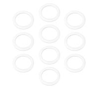 VGOL 10pcs Arandelas Planas de PTFE AN-8 (8AN) Arandelas de PTFE de 19,5mm de Diámetro Interior 25,4mm de Diámetro Exterior 1,5mm de Espesor Juntas de Brida de Sellado Redondas