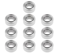 VGOL 10pcs Rodamientos Mr63-Zz de 3x6x2,5mm para Modelos de Coche RC Compatible con Align H1155 Cuchillas Compatible con E-Flite EFLH1115L
