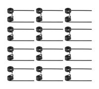 VGOL 12 pares de abanico de resorte fuerte, tambor de ventilador izquierdo y derecho, resorte fuerte, compatible con AL-KO 38 E 38 P 32 VLE 38 VLB 38 VLE negro 56 x 11 mm